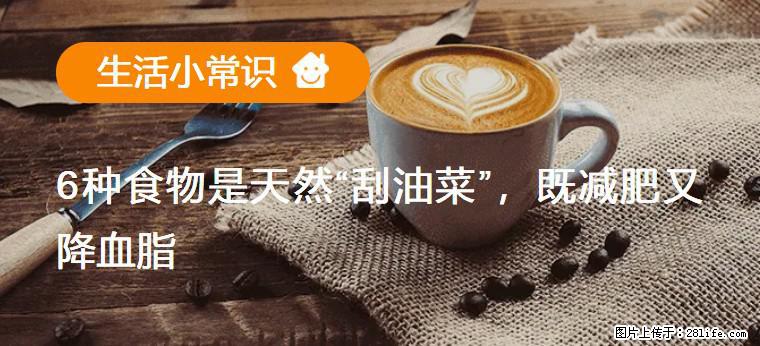 【生活小常识】6种食物是天然“刮油菜”，既减肥又降血脂 - 延安生活资讯 - 延安28生活网 yanan.28life.com